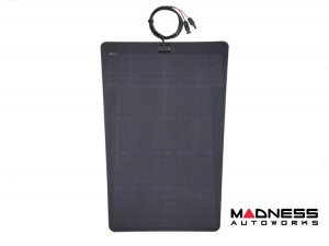 Chevrolet Silverado 1500 Flexible Solar Panel Kit - Complete Kit w/ Waterproof Controller + Hood Decal - 2007-2013 - 75W